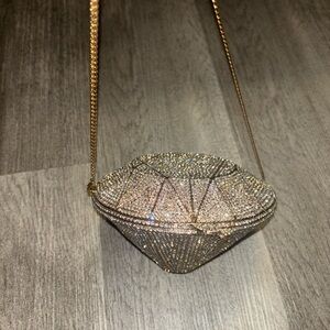 Gold Crystal Evening Clutch